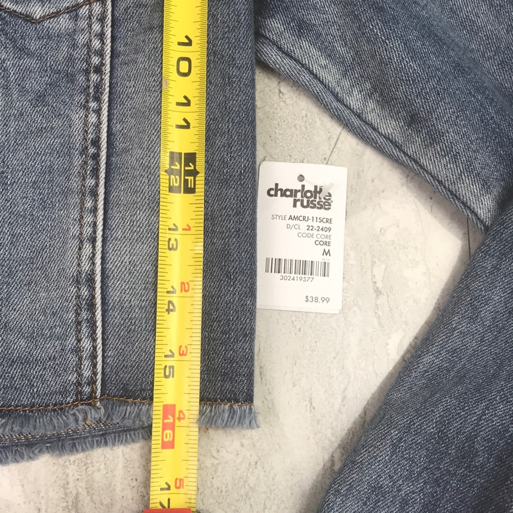 Refuge Frayed Jean Jacket - Picture 9 of 13